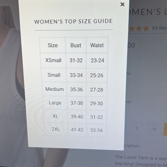 1st phorm laser sporty crop top - Picture 8 of 9